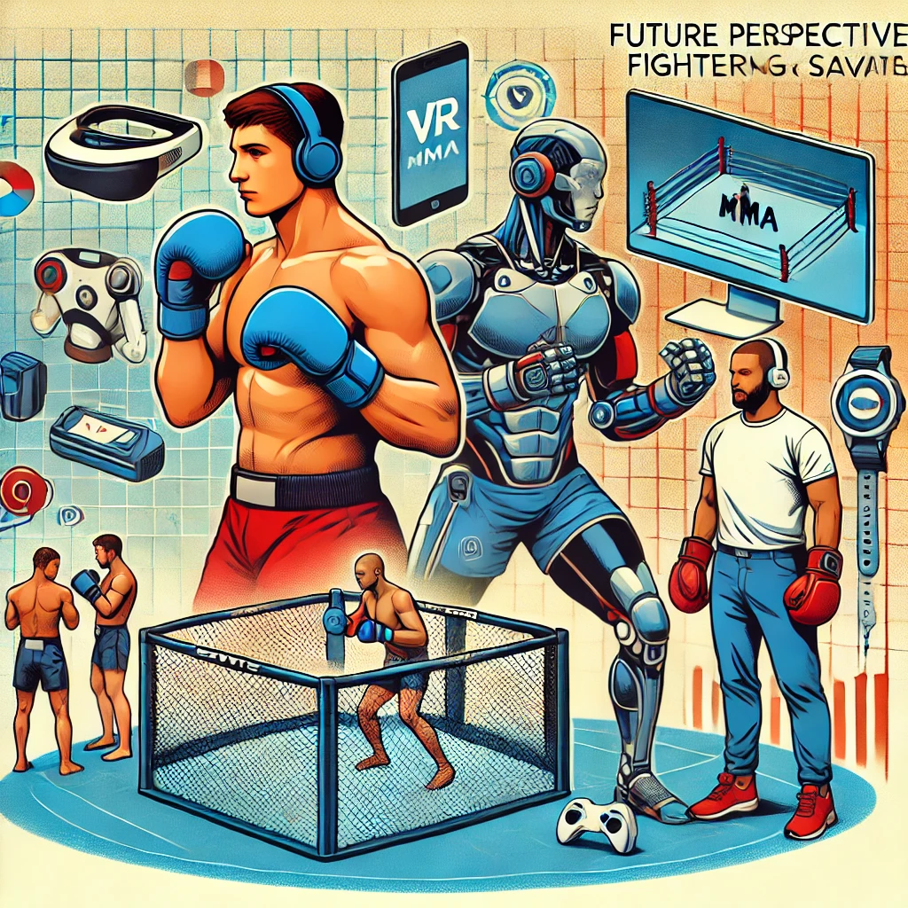 Illustration des perspectives futures de la boxe française dans le MMA.